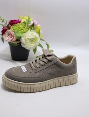 Buty sportowe damskie na płaskim (36-41) 1375 GREY