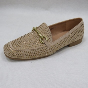Mokasyny damskie na płaskim (36-41) H8-255 BEIGE