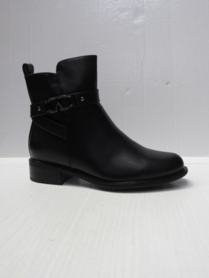 Botki damskie ocieplane na płaskim (36-41) XO-1009 BLACK
