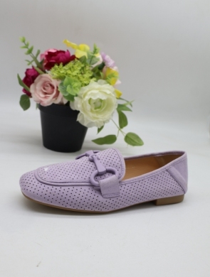 Mokasyny damskie na płaskim (36-41) 68-363 PURPLE