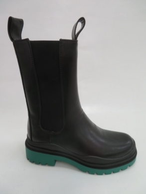Kozaki damskie jesienne na płaskim (36-41) 9026 GREEN