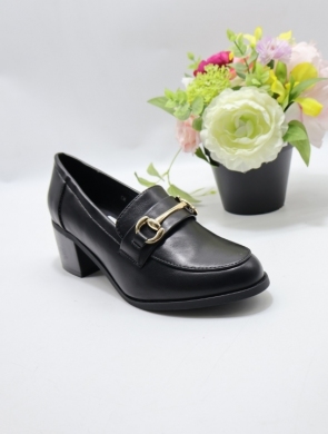 Półbuty damskie na obcasie (36-41) 68148 BLACK