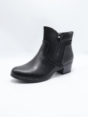 Botki damskie ocieplane na obcasie (36-41) 8688-1