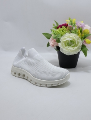 Buty sportowe damskie na płaskim (36-41) 803 WHITE