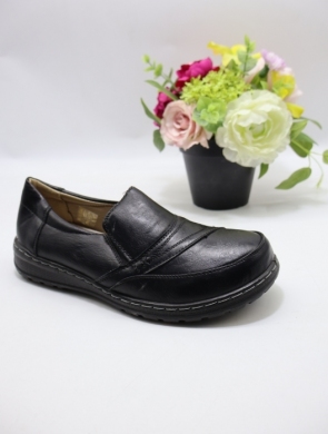 Półbuty damskie na płaskim (36-42) 22T43-1 BLACK