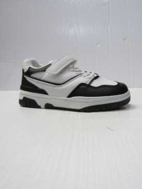 Buty sportowe chłopięce (32-37) LC809 BLACK/WHITE