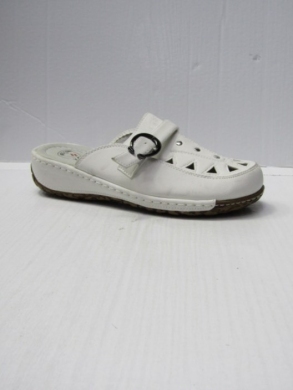 Klapki damskie na płaskim (36-41) 0038 WHITE