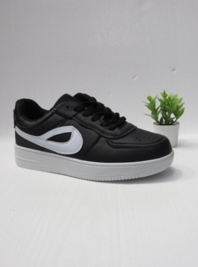 Buty sportowe damskie na płaskim (36-41) DN89-8 BLACK/WHITE