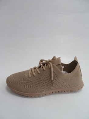 Buty sportowe damskie na płaskim (36-41) XA027 BEIGE