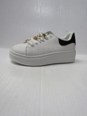 Buty sportowe damskie na płaskim (36-41) 1180 BLACK