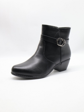 Botki damskie ocieplane na obcasie (36-42) 7395-1