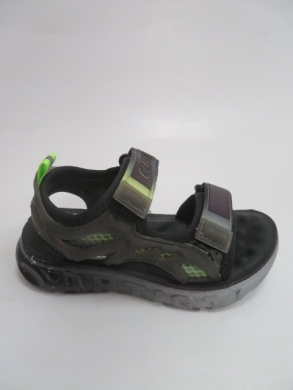 Sandały chłopięce (26-31) Z871 BLACK/GREEN