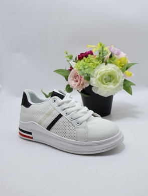 Buty sportowe damskie na płaskim (36-41) SJ2351-3 WH/BLACK
