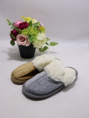 Kapcie damskie ocieplane (36-41) F86-218 MIX