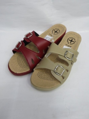 Klapki damskie na płaskim (36-41) D806-28 MIX