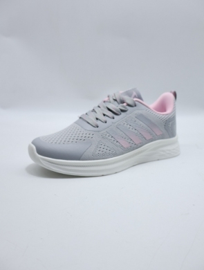 Buty sportowe damskie na płaskim (36-41) T2565 GREY/PINK
