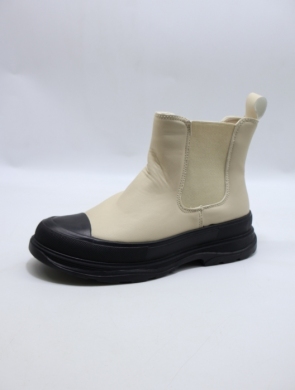 Botki damskie na płaskim (36-41) 6375 BEIGE