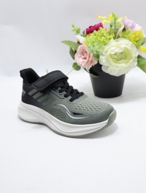 Buty sportowe chłopięce (34-39) EC355 GREEN/BL