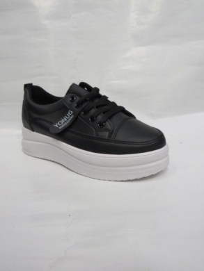 Buty sportowe damskie na płaskim (36-41) 36800-1 BLACK