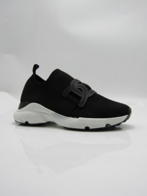 Buty sportowe damskie na płaskim (36-41) K2207 BLACK