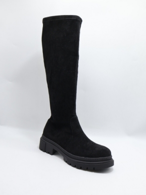 Kozaki damskie na płaskim (36-41) JW198 BL