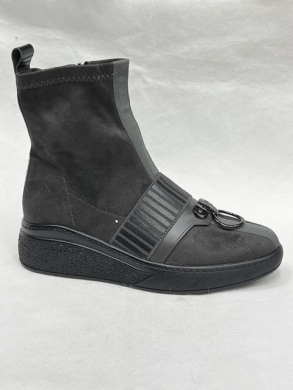 Botki damskie na płaskim (36-41) A153-2 GREY
