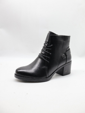 Botki damskie ocieplane na obcasie (36-41) YCC-69 BLACK