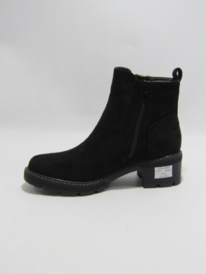 Botki damskie ocieplane na obcasie (36-41) 2610 BLACK