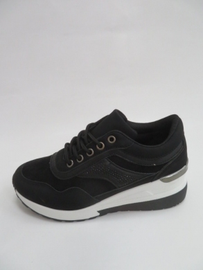 Buty sportowe damskie na koturnie (36-41) BL239 BLACK