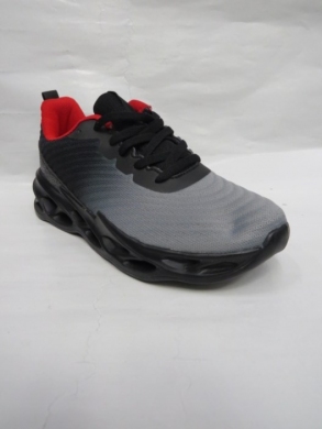 Buty sportowe damskie na płaskim (36-41) SD2582 BLACK/RED