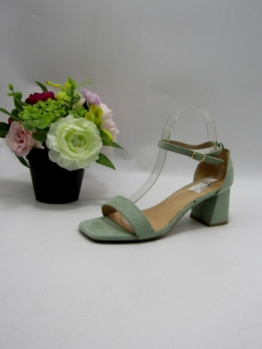 Sandały damskie na obcasie (36-41) R151 GREEN