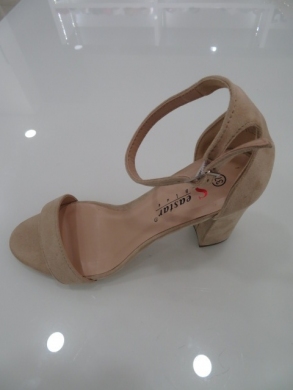 Sandały Damskie na obcasie (36-41) CD59 BEIGE