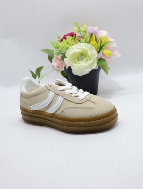 Buty sportowe dziewczęce (28-35) 66-189 BEIGE