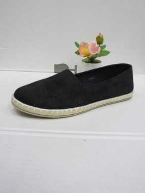Mokasyny damskie na płaskim (36-41) Y16-1 BLACK