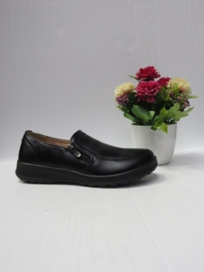Półbuty damskie na płaskim (36-42) 37029-1 BLACK