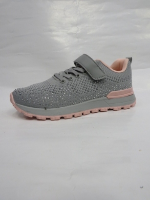 Buty sportowe dziewczęce (32-37) EC206 GREY/PINK