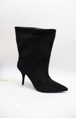 Botki damskie ocieplane na szpilce (36-41) H8-1361A BLACK