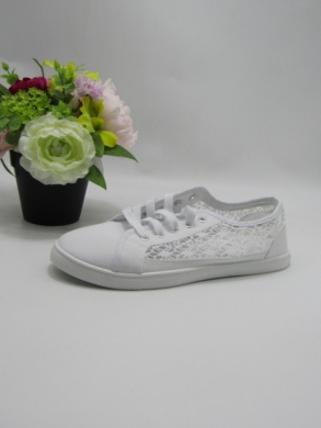 Tenisówki damskie (40-43) 11420-8 WHITE