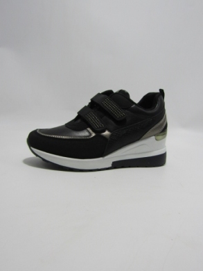 Buty sportowe damskie na koturnie (36-41) J-131 BLACK
