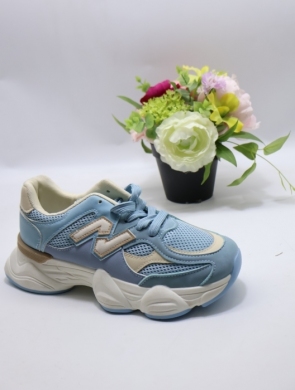 Buty sportowe damskie na płaskim (36-41) 23096 BLUE