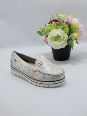 Mokasyny damskie na płaskim (36-41) HJJ-201 CORLO/WHITE