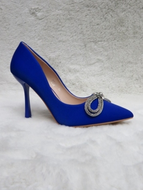 Czółenki damskie na szpilce (36-41) NF81 BLUE