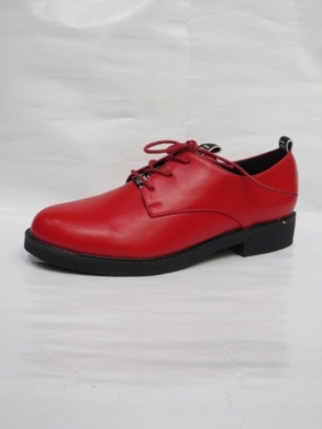 Półbuty damskie na płaskim (36-41) 9502 RED