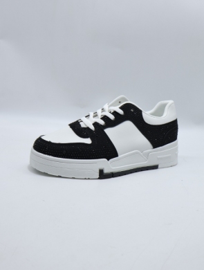Buty sportowe damskie na płaskim (36-41) GG666 BLACK