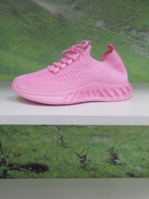 Buty sportowe damskie na płaskim (36-41) TA-205 BEIGE/PINK