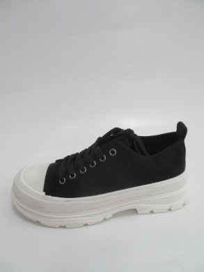 Trampki damskie na koturnie (36-41) AB870 BLACK