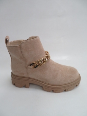 Botki damskie jesienne na płaskim (36-41) D-42 KHAKI