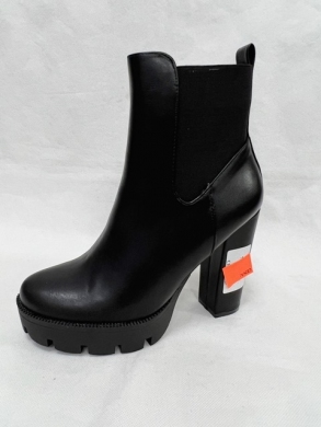 Botki damskie na obcasie (36-41) 790 BLACK