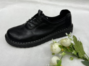 Półbuty damskie na płaskim (36-41) JA006 BLACK