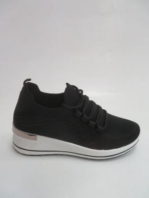 Buty sportowe damskie na płaskim (36-41) AB1026 BLACK